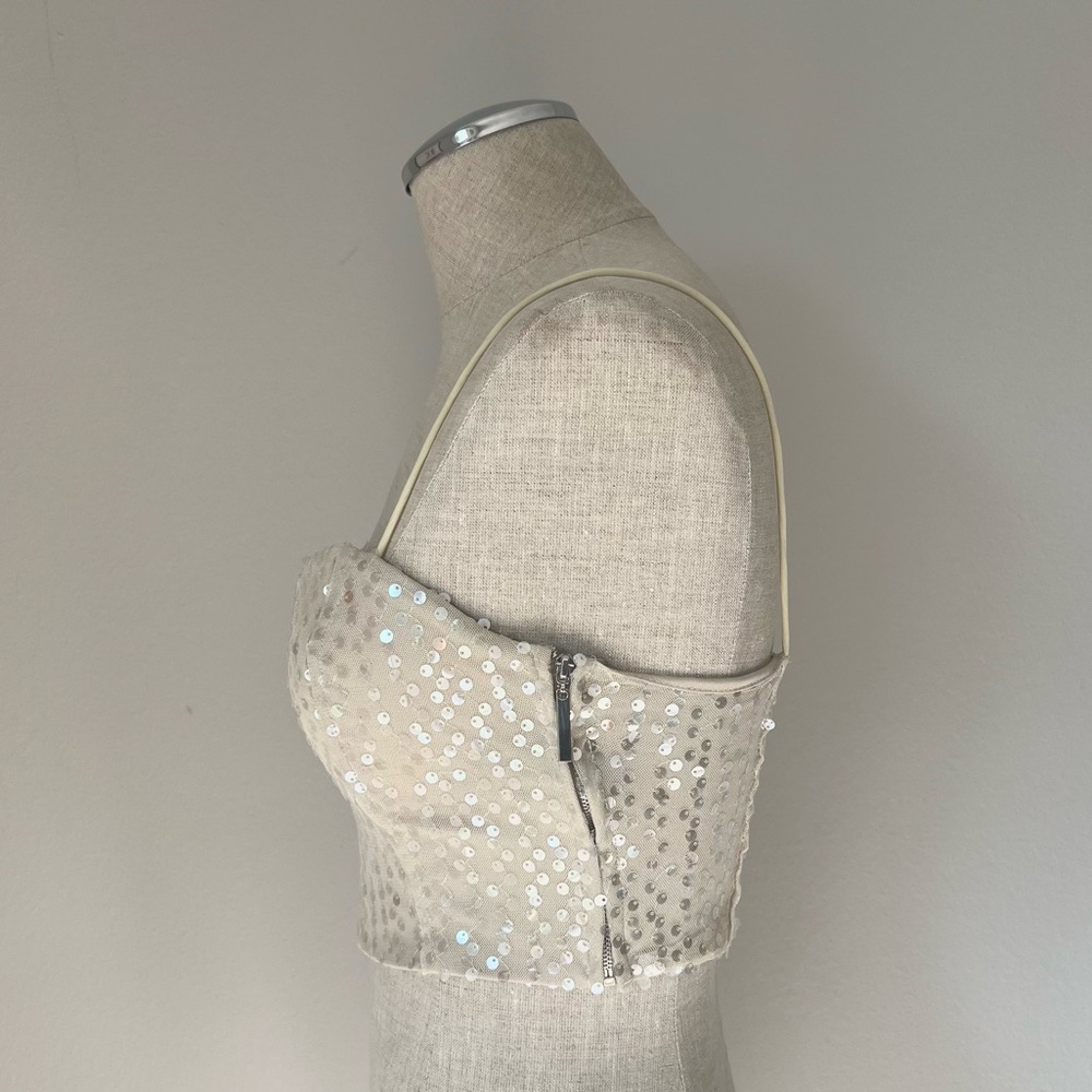 Superdown Sequin Corset Top - image 6